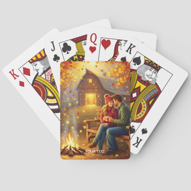 Fantasy Cute Campfire Land Casinokort (Baksidan)