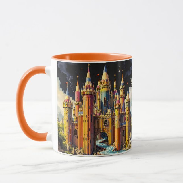 Fantasy Cute Castle från Pencil Mugg (Vänster)