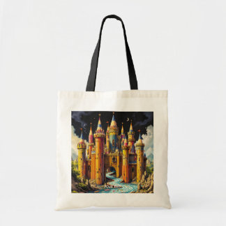 Fantasy Cute Castle från Pencil Tygkasse