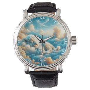 Fantasy Cute Clouds Baby Lejon Armbandsur