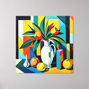 Fantasy Cute Cubist Life Canvastryck