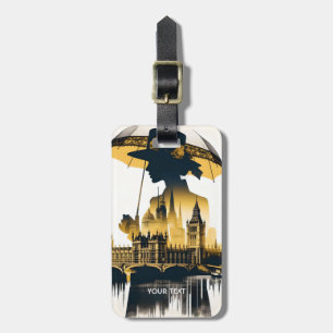 Fantasy Cute Dam Old London Bagagebricka