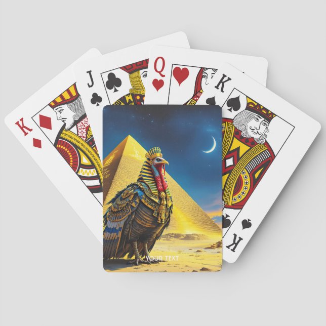 Fantasy Cute Desert Pharaoh Turkiet Casinokort (Baksidan)