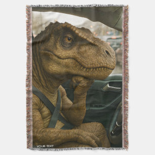 Fantasy Cute Dinosaur - Körbil Filt