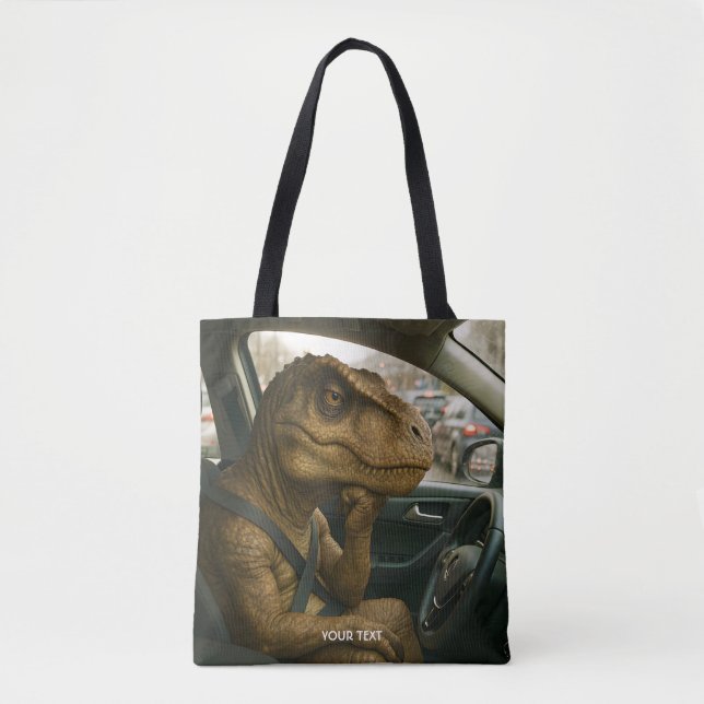 Fantasy Cute Dinosaur - Körbil Tygkasse (Framsida)