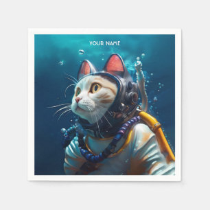 Fantasy Cute Diver Dyver Pappersservett