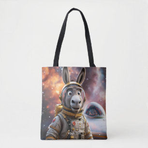 Fantasy Cute Donkey Astronaut Space Tygkasse