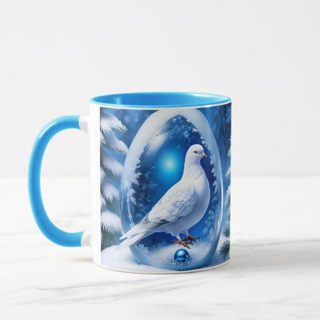 Fantasy Cute Egg Pearl Pigeon Mugg (Vänster)