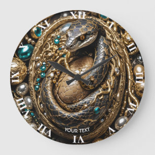 Fantasy Cute Eggs Snake Jewelry Stor Klocka