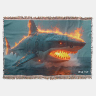 Fantasy Cute Fire Shark Sea Filt