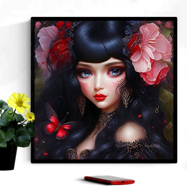 Fantasy Cute Flower Fairy Princess Poster (Skapare uppladdad)