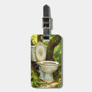 Fantasy Cute Forest White Surprise Bagagebricka
