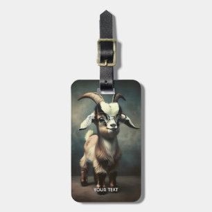 Fantasy Cute Funny Baby Goat Bagagebricka