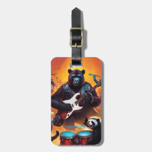 Fantasy Cute Funny Sten Band Bagagebricka