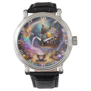 Fantasy Cute Glass Tea Kettle Armbandsur