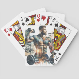 Fantasy Cute Gym Idrottsman Weight Casinokort