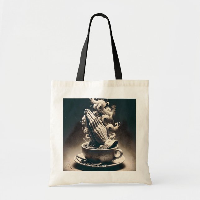 Fantasy Cute Händer Coffee Kopp Tygkasse (Framsidan)