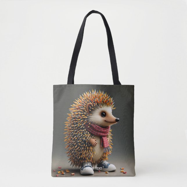 Fantasy Cute Hedgehog Vassa Nål Tygkasse (Framsida)