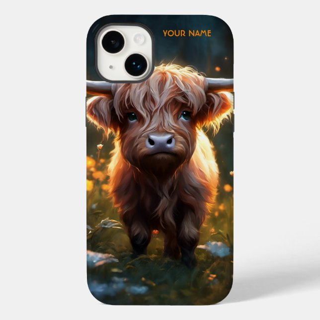 Fantasy Cute Highland Baby Cow (Baksida)