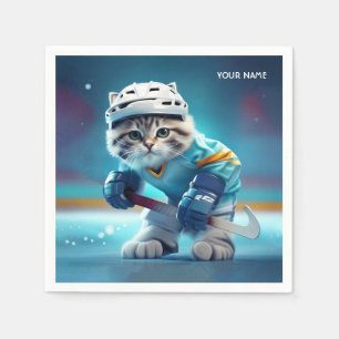 Fantasy Cute Hockey Uniform Pappersservett