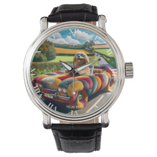 Fantasy Cute Hund Carpet Car Armbandsur