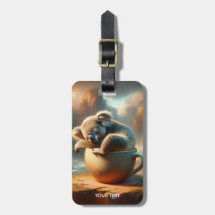 Fantasy Cute Koala Tea Kopp Bagagebricka