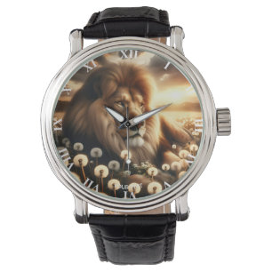 Fantasy Cute Lejona Flowers Sunset Armbandsur