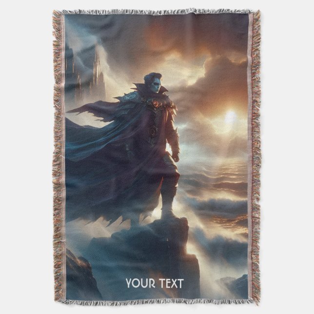 Fantasy Cute Man Night Sea Filt (Framsidan Vertikal)