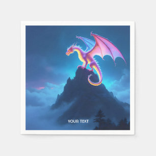 Fantasy Cute Mist Shrouded Dragon Pappersservett