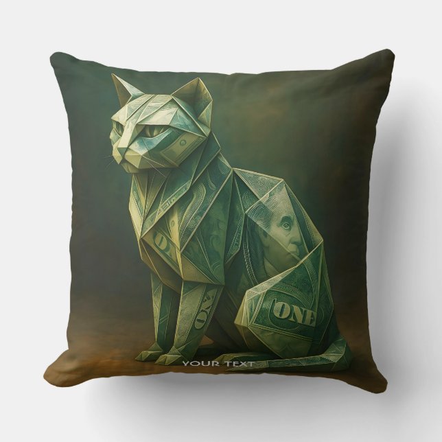 Fantasy Cute Money Origami Kudde (Framsida)