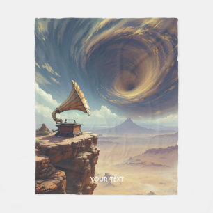 Fantasy Cute Music of Desert Fleecefilt