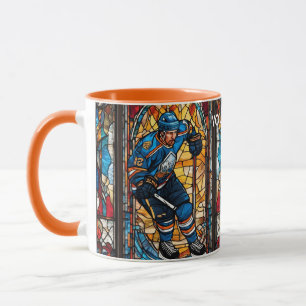 Fantasy Cute Nedfläckad Ice Hockey Mugg