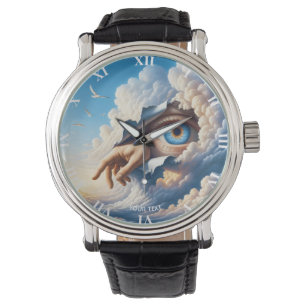 Fantasy Cute Öga Himmel Clouds Armbandsur