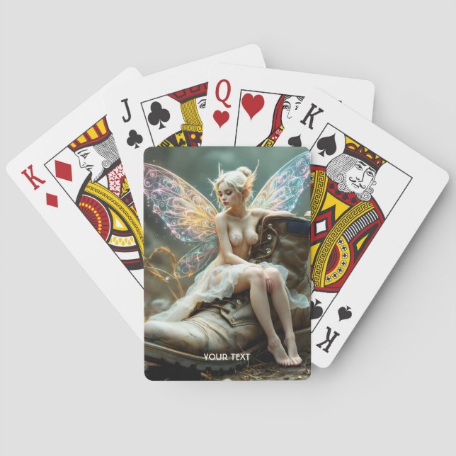 Fantasy Cute Old Big Boot Casinokort (Baksidan)