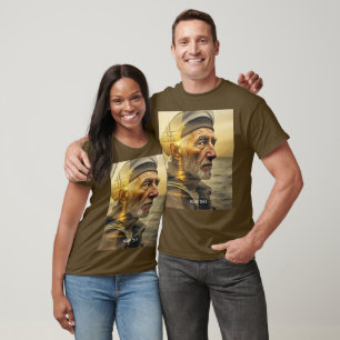 Fantasy Cute Old Sailor Sea T Shirt