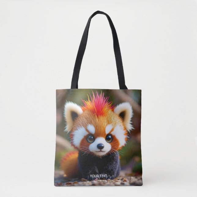 Fantasy Cute Panda Red Hai Tygkasse (Framsida)