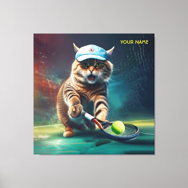 Fantasy Cute Pay Tennis Canvastryck (Framsida)