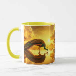Fantasy Cute Peacock Drinking Vatten Mugg