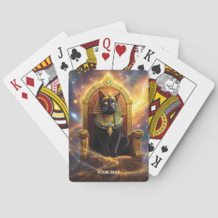 Fantasy Cute Pharaoh Regal Cat Casinokort