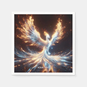 Fantasy Cute Phoenix Fire Reborn Pappersservett