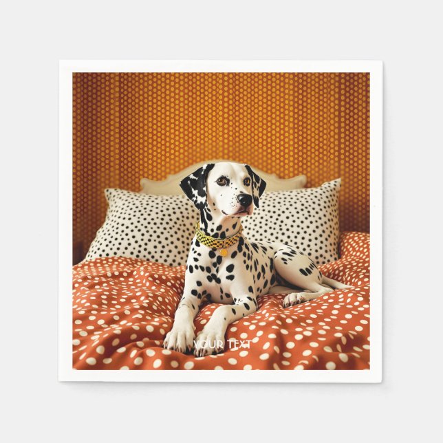Fantasy Cute Polka Hund Dot Pappersservett (Framsidan)