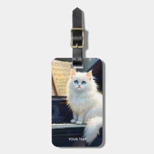 Fantasy Cute Ragdoll Cat on Piano Bagagebricka