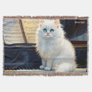 Fantasy Cute Ragdoll Cat on Piano Filt