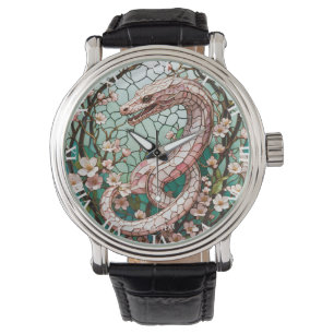 Fantasy Cute Rosa Snake Sakura Armbandsur