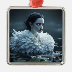 Fantasy Cute Sjö White Julgransprydnad Metall