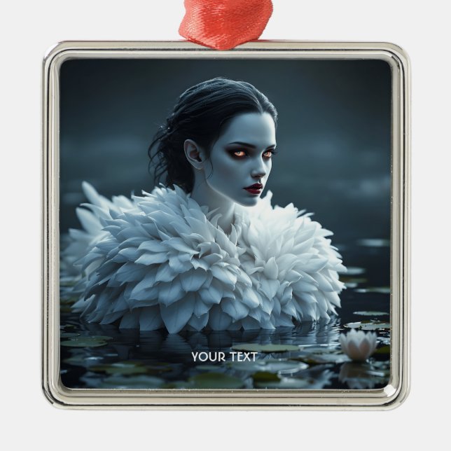 Fantasy Cute Sjö White Julgransprydnad Metall (Framsidan)