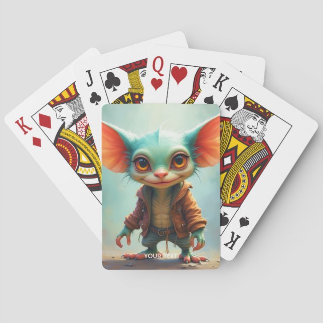 Fantasy Cute Small Adsible Creator Casinokort (Baksidan)