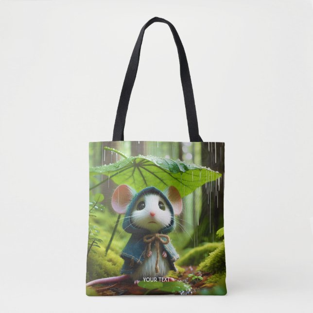 Fantasy Cute Small Mouse Rain Tygkasse (Framsida)