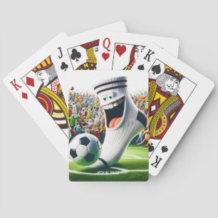 Fantasy Cute Soccer Ball Sock Casinokort