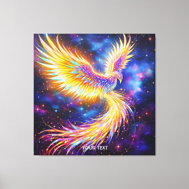 Fantasy Cute Starlight Phoenix Space Canvastryck (Framsida)